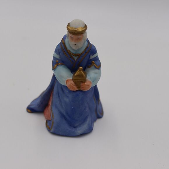 1989 Avon Wise Man Nativity Collectibles O Holy Night Christmas Blue Replacement - Picture 1 of 6